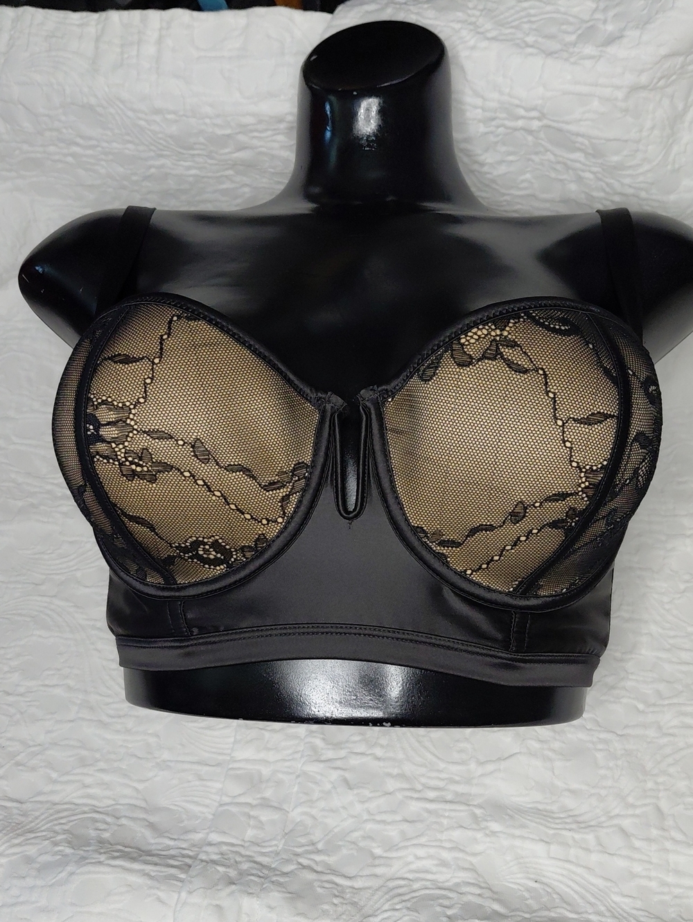 Kardashian Collection Lace Black Padded Underwired Bra - Sz 36C - NWOT